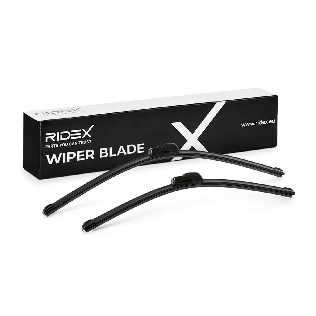 RIDEX Scheibenwischer Satz Wischerblätter Satz mit Spoiler Vorne Länge 1: 600mm