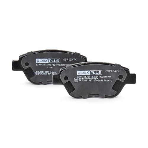 RIDEX PLUS Bremsbelagsatz Bremsbeläge Vorne für OPEL Corsa D Schrägheck (S07) Bild RIDEX PLUS Bremsbelagsatz Bremsbeläge Vorne für OPEL Corsa D Schrägheck (S07)