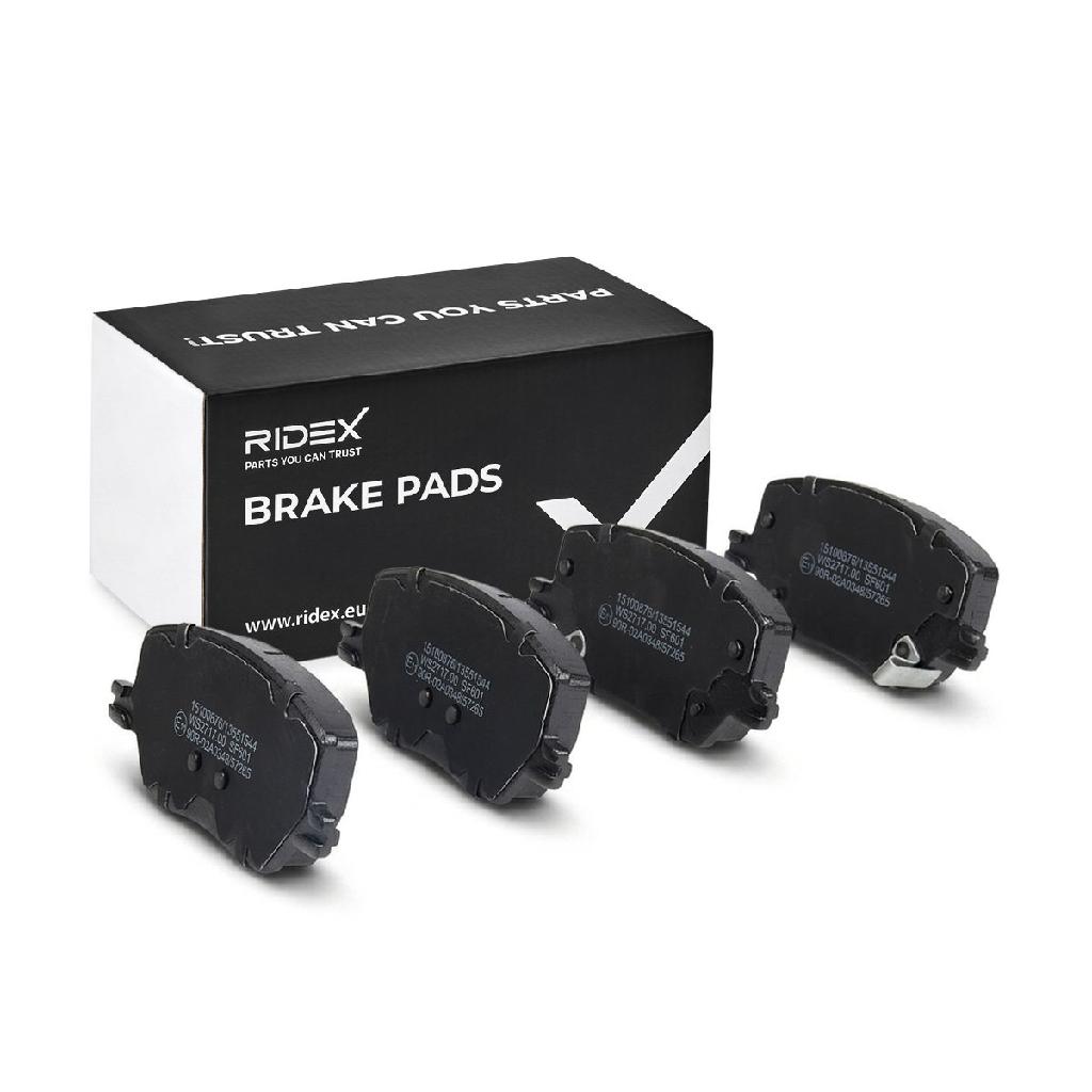 RIDEX Bremsbelagsatz Bremsbeläge Vorne für JEEP Compass (MP, M6) für FIAT 500X