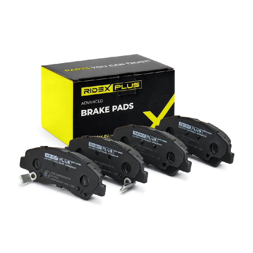 RIDEX PLUS Bremsbelagsatz Bremsbeläge Vorne für HYUNDAI i10 (IA) i10 III
