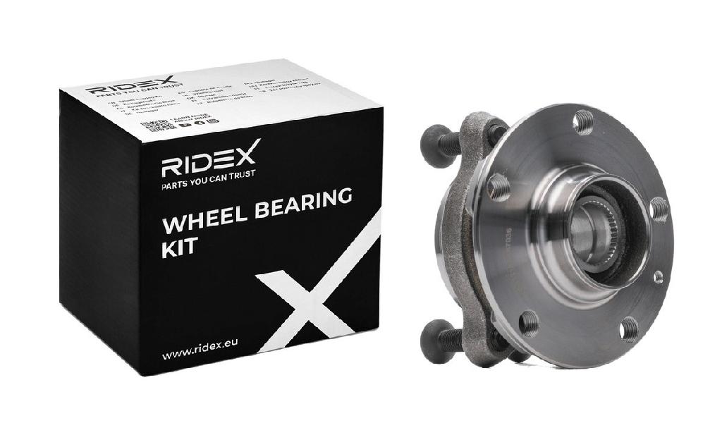 RIDEX 654W1201 Radlagersatz pro 1 Rad Vorne Hinten für AUDI A6 Avant (4F5, C6)