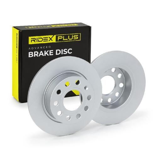 RIDEX PLUS 82B0018P 2x Bremsscheiben Hinten Ø253mm voll für VW 5C0615601A Bild RIDEX PLUS 82B0018P 2x Bremsscheiben Hinten Ø253mm voll für VW 5C0615601A