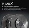 RIDEX 82B0435 2x Bremsscheiben Hinten Ø280mm voll für FORD 1371421 Bild RIDEX 82B0435 2x Bremsscheiben Hinten Ø280mm voll für FORD 1371421