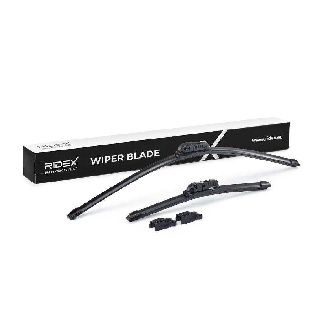 RIDEX Scheibenwischer Satz Wischerblätter Satz mit Spoiler Vorne Länge 1: 650mm