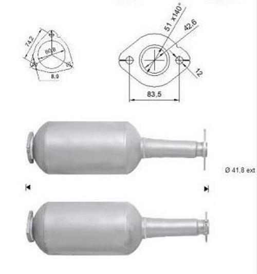 VEGAZ Rußpartikelfilter DPF Euro 4 Abgasanlage Diesel 540 SZK-963SIC für SUZUKI