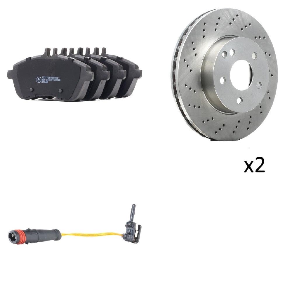 RIDEX Bremsenset Vorne Ø295mm - Bremsscheiben und Beläge