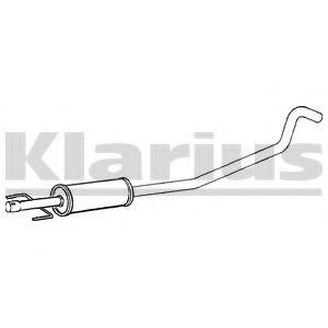VEGAZ Mittelschalldämpfer für OPEL Astra G CC (T98) Bild VEGAZ Mittelschalldämpfer für OPEL Astra G CC (T98)