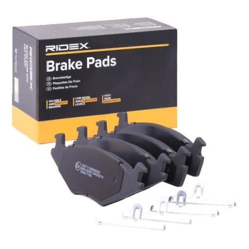 RIDEX Bremsbelagsatz Bremsbeläge Vorne für VW Golf 1I (19E, 1G1) Polo Coupe Bild RIDEX Bremsbelagsatz Bremsbeläge Vorne für VW Golf 1I (19E, 1G1) Polo Coupe