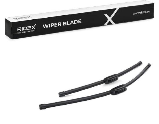 RIDEX Scheibenwischer Satz Wischerblätter Satz mit Spoiler Vorne Länge 1: 650mm Bild RIDEX Scheibenwischer Satz Wischerblätter Satz mit Spoiler Vorne Länge 1: 650mm