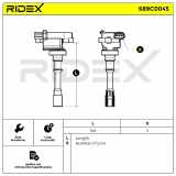 RIDEX 689C0045 Zündspule für MITSUBISHI Space Star (DGA) MD361710 MD362903