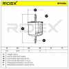 RIDEX 9F0084 Kraftstofffilter Petrol Filter Line Filter für VOLVO V70 II (285) Bild RIDEX 9F0084 Kraftstofffilter Petrol Filter Line Filter für VOLVO V70 II (285)