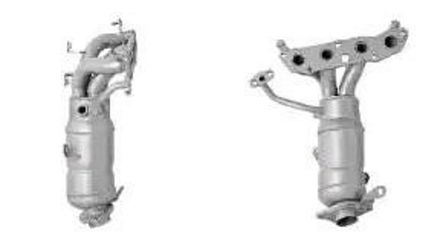 VEGAZ TK-816 Katalysator Kat mit Anbau-/Befestigungsmaterial für Fahrzeuge mit