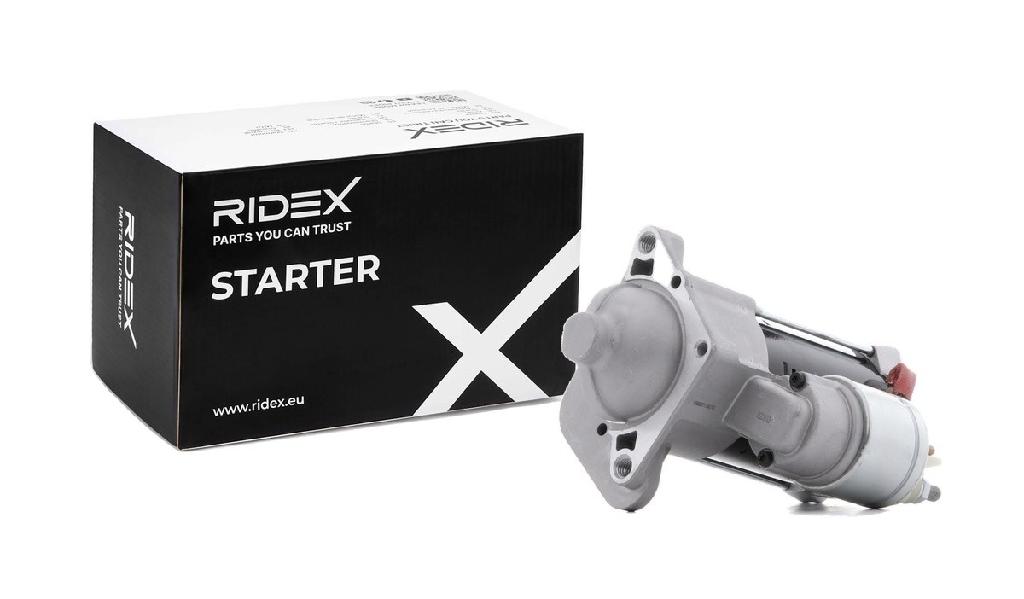 RIDEX Motor Starter/Anlasser 1,4kW für NISSAN Qashqai II (J11, J11) für RENAULT