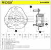 RIDEX 1180S0339 Federbeinstützlager ohne Lager Vorne für FORD 1514857 1742604 Bild RIDEX 1180S0339 Federbeinstützlager ohne Lager Vorne für FORD 1514857 1742604