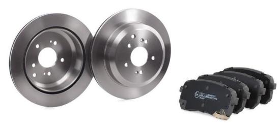 RIDEX Bremsenset Hinten Belüftet Ø324mm - Bremsscheiben und Beläge für HYUNDAI Bild RIDEX Bremsenset Hinten Belüftet Ø324mm - Bremsscheiben und Beläge für HYUNDAI