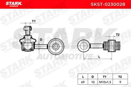 STARK 1x Koppelstange Stabilisator Vorne für BMW 3 Limousine (E36) 3 Limousine Bild STARK 1x Koppelstange Stabilisator Vorne für BMW 3 Limousine (E36) 3 Limousine