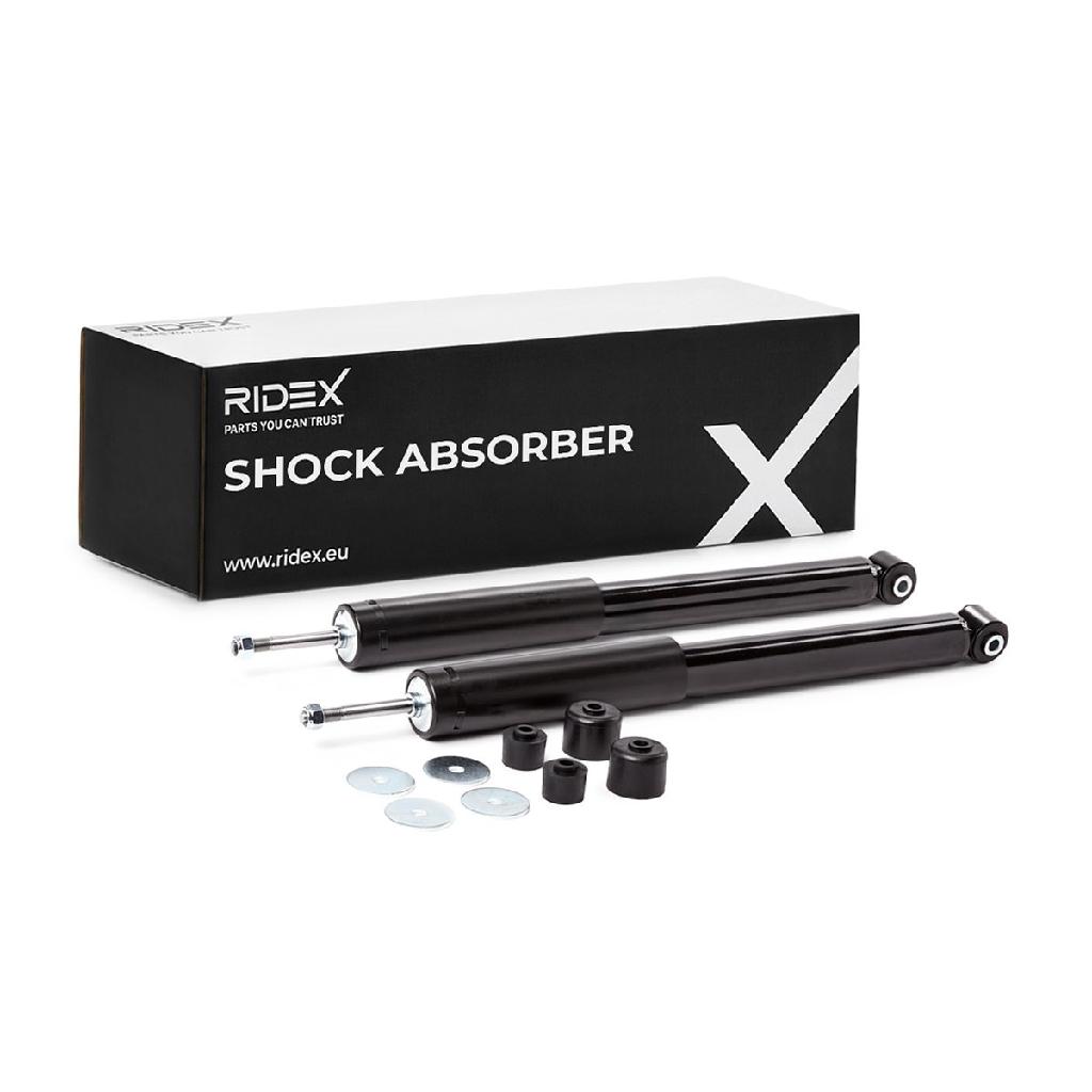 RIDEX 854S20968 2x Stoßdämpfer Gasdruck Hinten passend für MERCEDES-BENZ