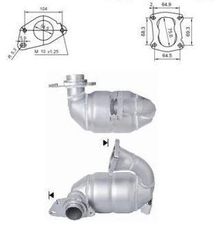 VEGAZ RK-829 Katalysator Kat mit Anbau-/Befestigungsmaterial für Fahrzeuge mit Bild VEGAZ RK-829 Katalysator Kat mit Anbau-/Befestigungsmaterial für Fahrzeuge mit