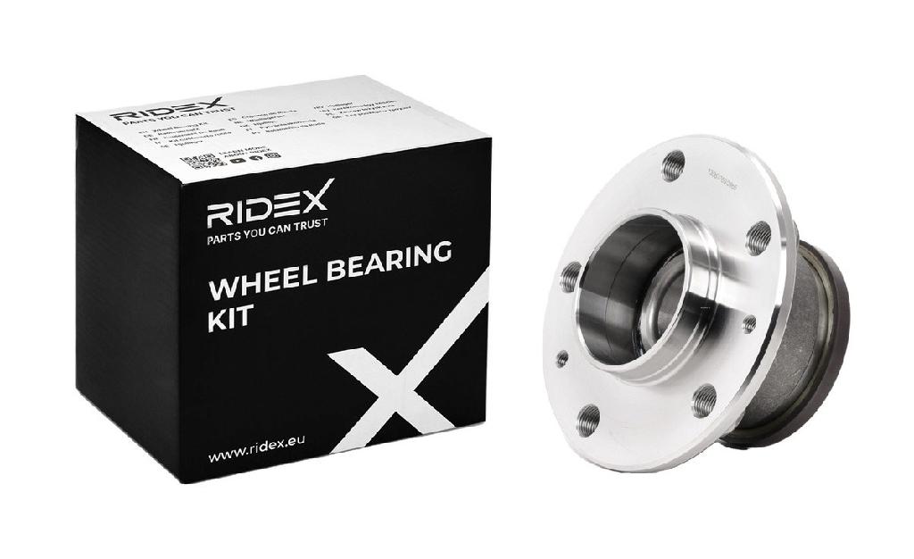 RIDEX 654W0985 Radlagersatz pro 1 Rad Hinten beidseitig für FIAT 95516660 370183