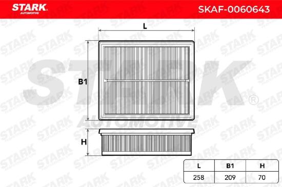 STARK SKAF-0060643 Motor Luftfilter Umluftfilter für RENAULT Trafic 1II Bus (JG) Bild STARK SKAF-0060643 Motor Luftfilter Umluftfilter für RENAULT Trafic 1II Bus (JG)