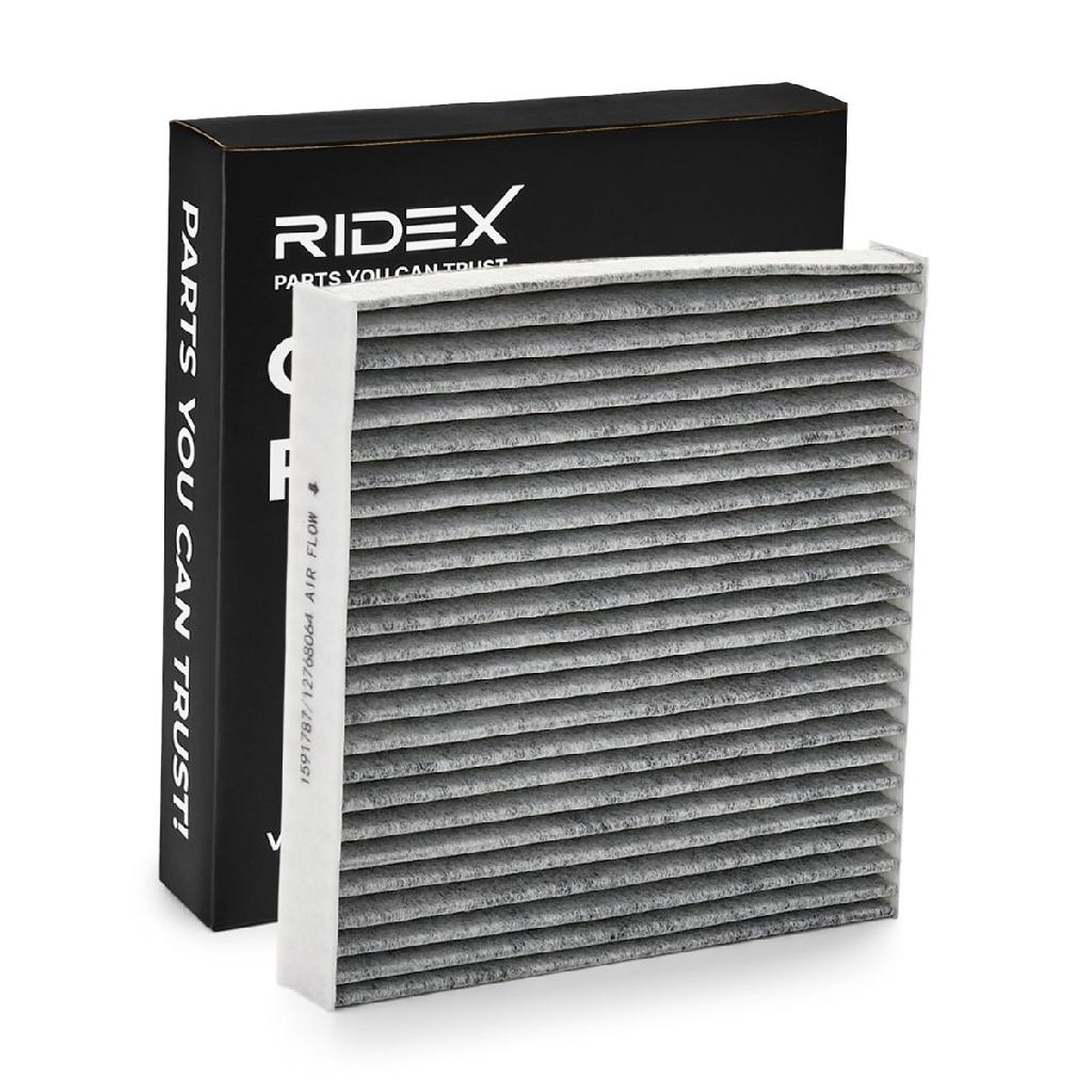 RIDEX 424I0459 Innenraumfilter Pollenfilter Aktivkohlefilter Höhe: 30 Breite: