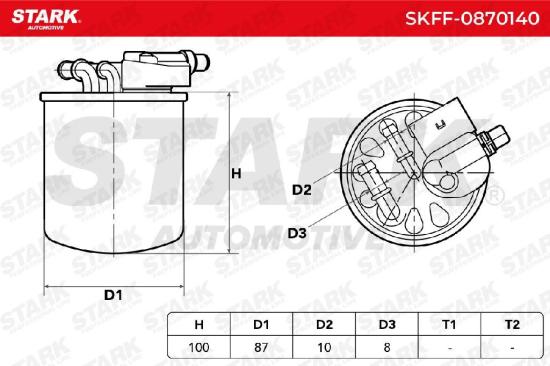 STARK SKFF-0870140 Kraftstofffilter Diesel Filter Line Filter 16401HG00A Bild STARK SKFF-0870140 Kraftstofffilter Diesel Filter Line Filter 16401HG00A
