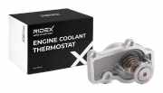 RIDEX 316T0283 Thermostat Kühlmittel Kühlwasserthermostat mit Dichtung 71°C