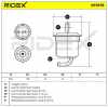 RIDEX 9F0179 Kraftstofffilter Petrol Filter Line Filter für SUZUKI JIMNY (FJ) Bild RIDEX 9F0179 Kraftstofffilter Petrol Filter Line Filter für SUZUKI JIMNY (FJ)