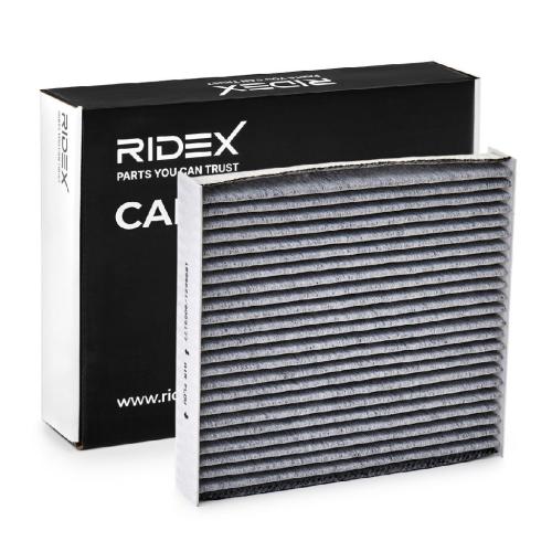 RIDEX 424I0206 Innenraumfilter Pollenfilter Aktivkohlefilter Höhe: 25 Breite: Bild RIDEX 424I0206 Innenraumfilter Pollenfilter Aktivkohlefilter Höhe: 25 Breite: