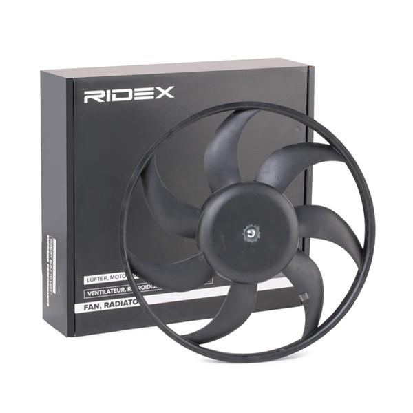 RIDEX 508R0038 Kühlerlüfter Lüfter Motorkühlung ohne Kühlerlüfterrahmen (Zarge)
