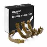 RIDEX Bremsbacken Satz für Trommelbremse Hinten für NISSAN 70B0145