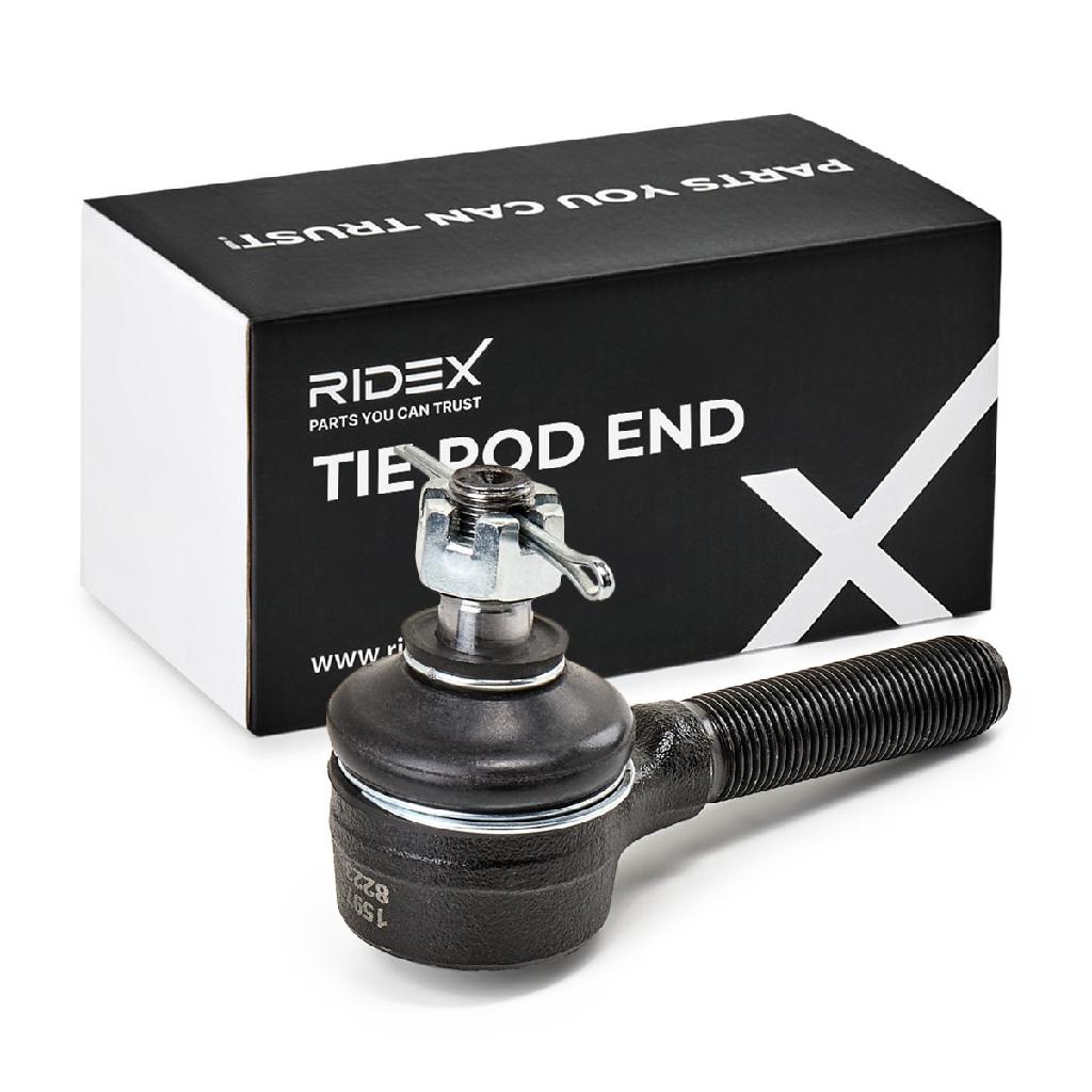 RIDEX Spurstangenkopf Vorderachse beidseitig außen Traggelenk M12X1.25 914T0162