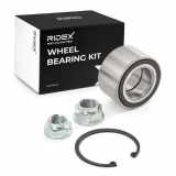 RIDEX 654W0372 Radlagersatz pro 1 Rad Vorne beidseitig für HONDA 44300TS4951