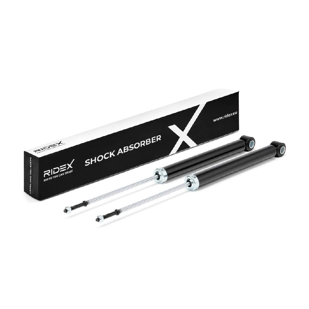 RIDEX 854S2091 2x Stoßdämpfer Gasdruck Hinten für TOYOTA Yaris Schrägheck (P1)