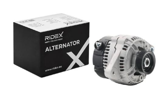 RIDEX 4G0713 Lichtmaschine 75A 12V Drehrichtung gegen den Uhrzeigersinn mit Bild RIDEX 4G0713 Lichtmaschine 75A 12V Drehrichtung gegen den Uhrzeigersinn mit