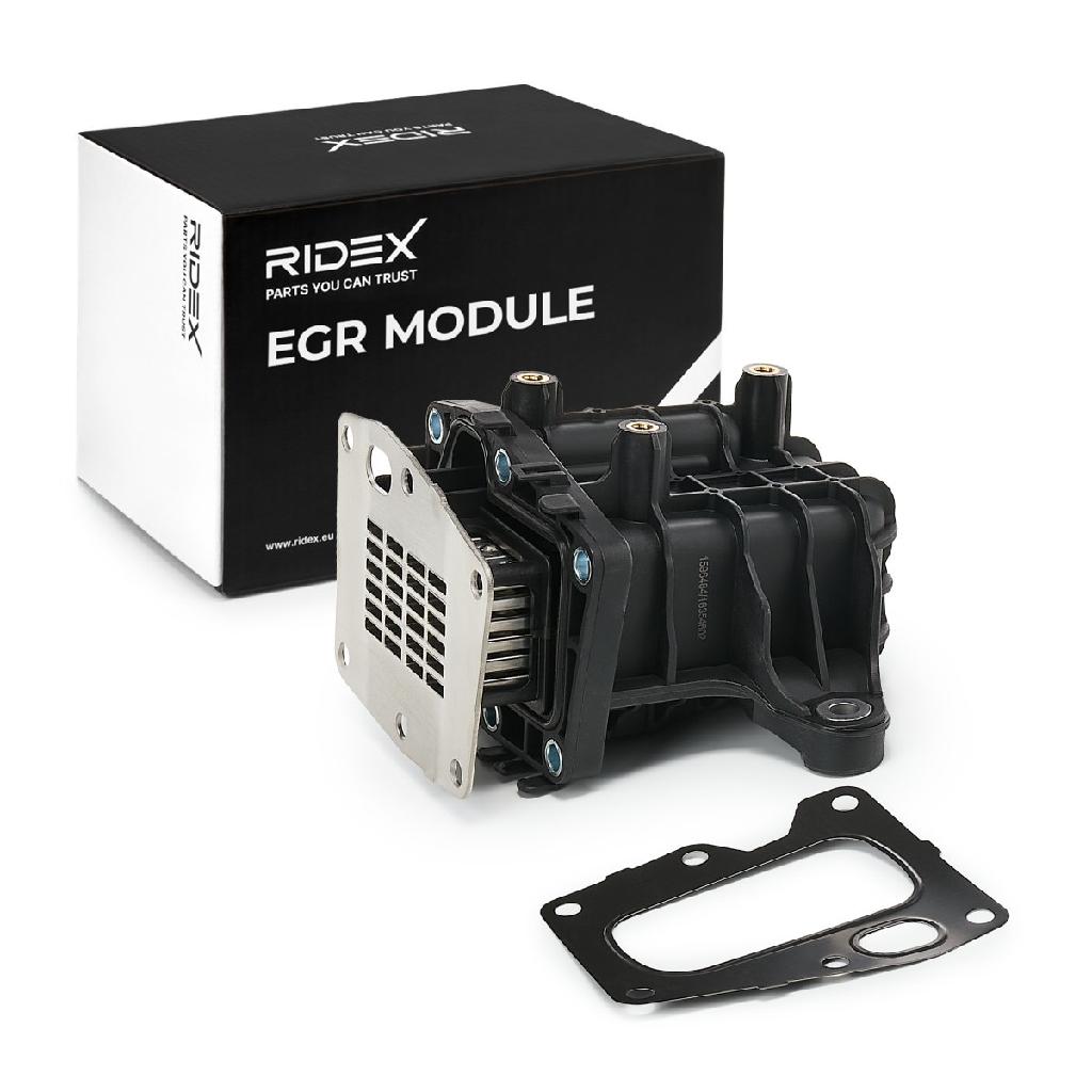 RIDEX Abgaskühler AGR-Modul 4198E0074 für FORD FOCUS III Turnier Kuga Mk2 (DM2)