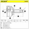 RIDEX 5J0165 Gelenksatz Antriebswelle Achswelle radseitig Vorne für HONDA Bild RIDEX 5J0165 Gelenksatz Antriebswelle Achswelle radseitig Vorne für HONDA