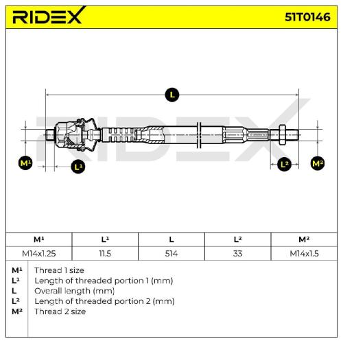 RIDEX Axialgelenk Spurstange Vorne beidseitig für HONDA CIVIC VII Hatchback Bild RIDEX Axialgelenk Spurstange Vorne beidseitig für HONDA CIVIC VII Hatchback