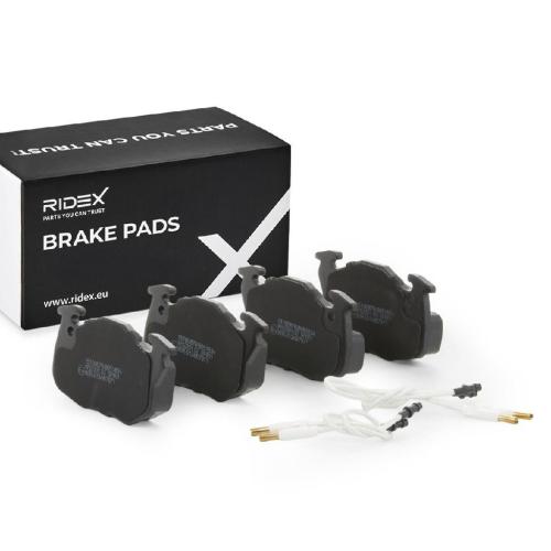 RIDEX Bremsbelagsatz Bremsbeläge Vorne passend für PEUGEOT 106 II Schrägheck Bild RIDEX Bremsbelagsatz Bremsbeläge Vorne passend für PEUGEOT 106 II Schrägheck