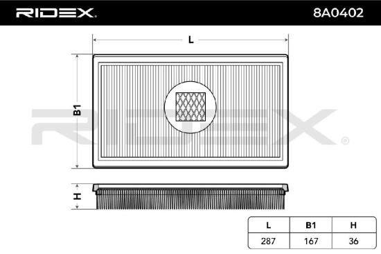 RIDEX 8A0402 Luftfilter für NISSAN X-TRAIL (T30) für SUBARU FORESTER (SH) Bild RIDEX 8A0402 Luftfilter für NISSAN X-TRAIL (T30) für SUBARU FORESTER (SH)