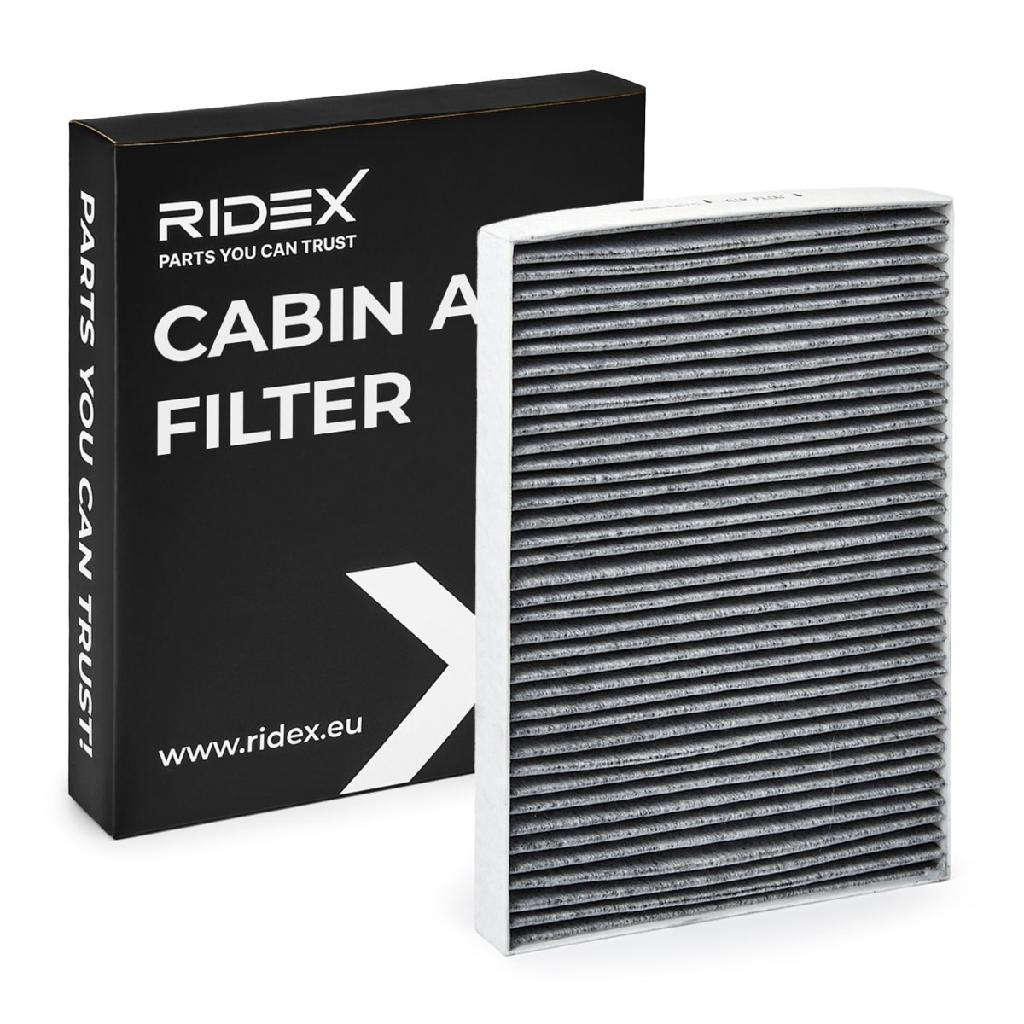 RIDEX 424I0005 Innenraumfilter Pollenfilter Aktivkohlefilter Höhe: 30 Breite: