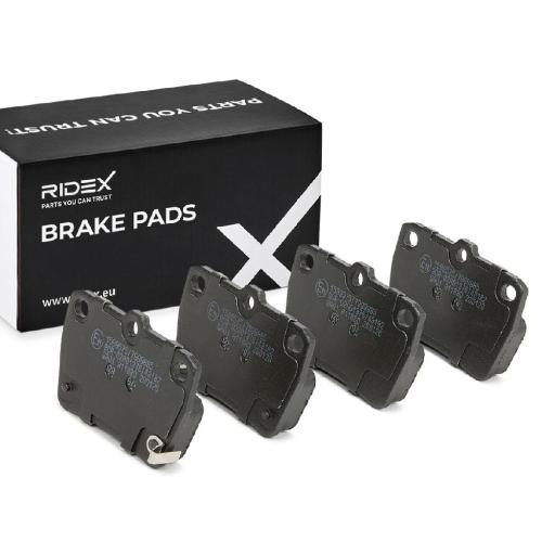 RIDEX Bremsbelagsatz Bremsbeläge Hinten für TOYOTA RAV 4 II für CHERY TIGGO Bild RIDEX Bremsbelagsatz Bremsbeläge Hinten für TOYOTA RAV 4 II für CHERY TIGGO