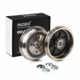 RIDEX 123B0058 2x Bremstrommeln Set Hinten InnenØ228,6mm AußenØ247mm