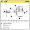 RIDEX 5J0268 Gelenksatz Antriebswelle Achswelle Vorne radseitig für HONDA Bild RIDEX 5J0268 Gelenksatz Antriebswelle Achswelle Vorne radseitig für HONDA