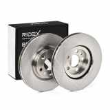 RIDEX 82B0395 2x Bremsscheiben Vorne Ø280,7mm Belüftet für FIAT 1309392080