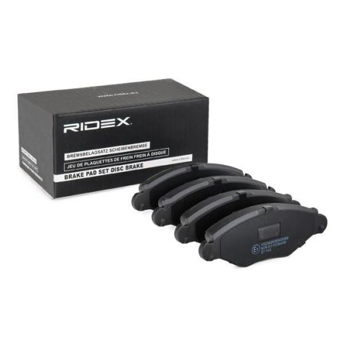 RIDEX Bremsbelagsatz Bremsbeläge Vorne passend für PEUGEOT 206 Schrägheck (2A/C) Bild RIDEX Bremsbelagsatz Bremsbeläge Vorne passend für PEUGEOT 206 Schrägheck (2A/C)