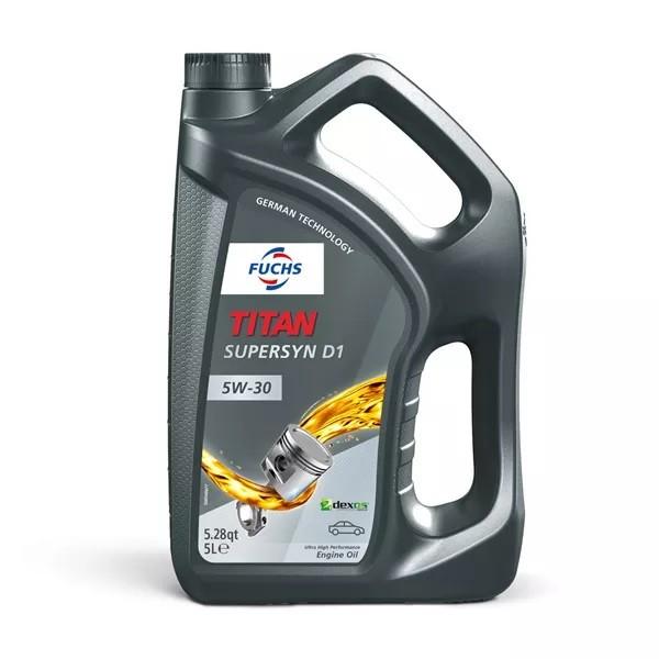 FUCHS Motoröl 5W-30 Titan Motor Öl API SP-RC Supersyn D1 5L für OPEL