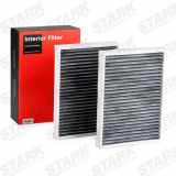 STARK SKIF-0170294 Innenraumfilter Pollenfilter Aktivkohlefilter Höhe: 31 Länge: