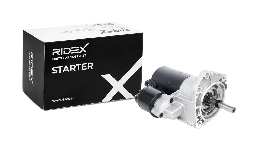 RIDEX Motor Starter/Anlasser 1,1kW für VW Golf 1II (1H1) Lupo (6X1, 6E1) POLO