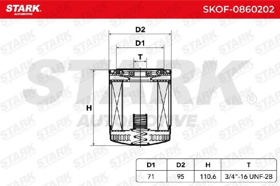 STARK Ölfilter Auto Motorölfilter Anschraubfilter SKOF-0860202 für VW für BMW Bild STARK Ölfilter Auto Motorölfilter Anschraubfilter SKOF-0860202 für VW für BMW